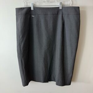 Calvin Klein Charcoal Pencil Skirt